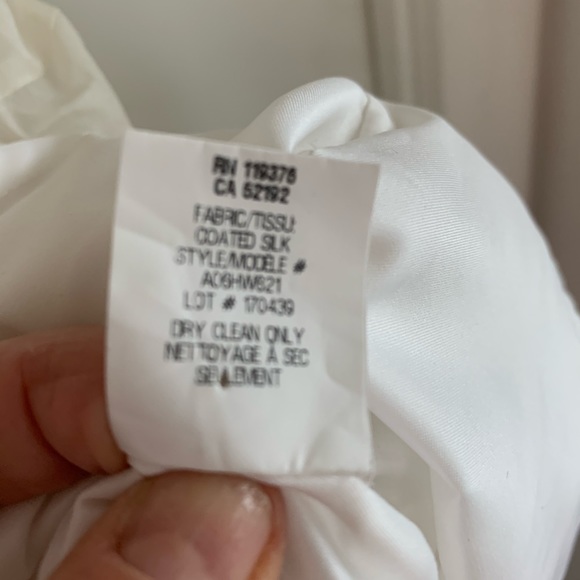 Silk Helmut Lang Dress with rouched hem! New! - Picture 4 of 6